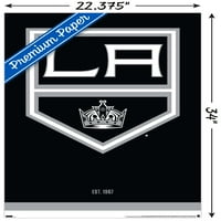Los Angeles Kings - Logo Zidni poster, 22.375 34