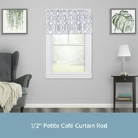 Kenney® Wycliff 1 2 Petite Café dekorativna zavjesa za zavjese, 28-48