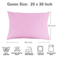 Jedinstveni povoljni jastučnici jastučnici dvodijelni egipatski pamučni jastuk ružičasta kraljica