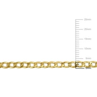 Miabella Ženska ogrlica od 10k zlatna vez - 18 Dainty lanac za slojevi i slaganje