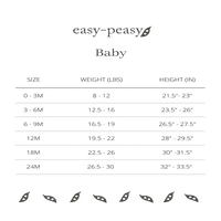 easy-peasy Baby Girls bodi i komplet odjeće za noge, 2 komada, veličine 0 mjeseci