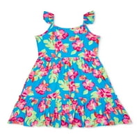 Star Ride Girls Flutter rukava Floral Maxi haljina, veličine 4-16