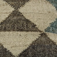 Rizzy Home Geometrijski pleteni pamučni pol napunio ukrasni jastuk za bacanje, 20 x20