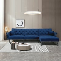 Aukfa sekcijska Sofa sa Ležaljkom za dnevni boravak konvertibilni spavač kauč na razvlačenje-kauči i sofe