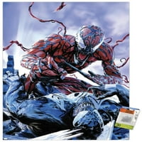 Marvel Comics - Carnage - Bitka sa površinskim zidnim posterom sa push igle, 22.375 34