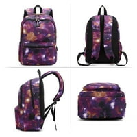 Galaxy Backpack Bookbag laptop torba USB Travel Daypack poklon za muškarce Žene Tinejdžeri