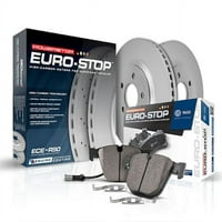 Power Stop Stražnji euro-zaustavljanje ECE-R certificirana kočnica i komplet rotora ESK6717