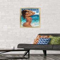 Sports Illustrated: Kupaći Kostim Izdanje-Danielle Herrington Poklopac Zid Poster, 14.725 22.375 Framed