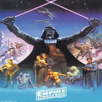 Star Wars: Empire udara na 40. - Darth Vader zidni poster, 22.375 34