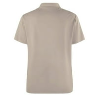 Odjeća za teretanu za muškarce stabilna Odjeća muška košulja Golf košulja Retro boja kontrast vanjski