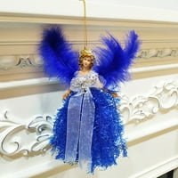 Privjesak za lutke Dianhelloya Xmas Angel Lutka plastična izdržljiva Xmas Drvo viseći privjesak za Božić